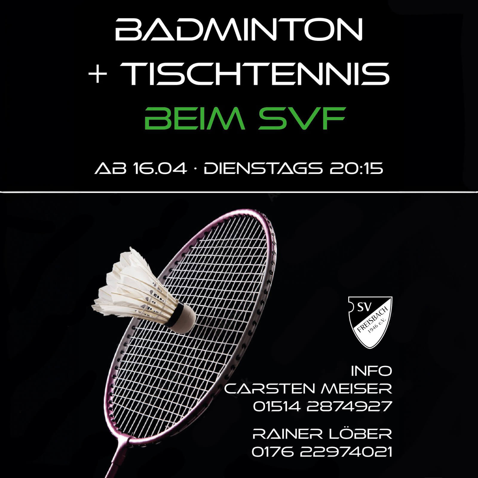 Tischtennis- und Badminton
